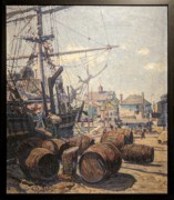 2023-05-11 i545 Outfitting the C W Morgan (oil, 1916); Clifford Warren Ashley; Delaware Museum of Art.jpg