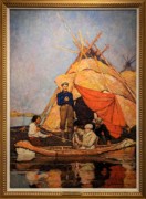 2023-05-11 i548 Return to Camp (oil, 1912), Frank Earle Schoonover; Delaware Museum of Art.jpg