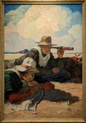 2023-05-11 i549 Three Cowpunchers (oil, 1921); Frank Earle Schoonover; Delaware Museum of Art.jpg