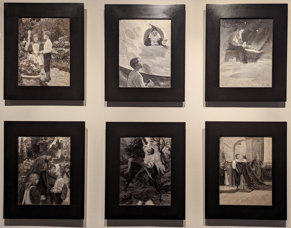 2023-05-11 i569 Selected Illustrations (black and white oil on illustration board, 1895), Howard Pyle; Delaware Museum of Art.jpg