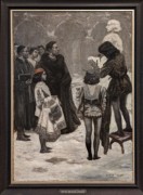 2023-05-11 i581 Michelangelo Making the Snow Image for Piero de Medici (oil, 1900), Herman Methfessel;  (Delaware Museum of Art.jpg