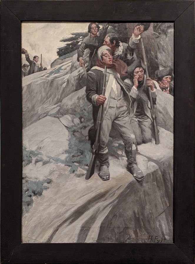 2023-05-11 i582 Provisions in Sight! (oil, 1903); Denman Fink; Delaware Museum of Art.jpg
