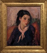 2023-05-11 r311 Little Girl of the Southwest (oil on canvas, 1917), Robert Henri; Delaware Museum of Art.jpg