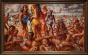 2023-05-11 r315 Atlantic Beach (egg tempera on canvas on plywood, 1931), Reginald Marsh; Delaware Museum of Art.jpg