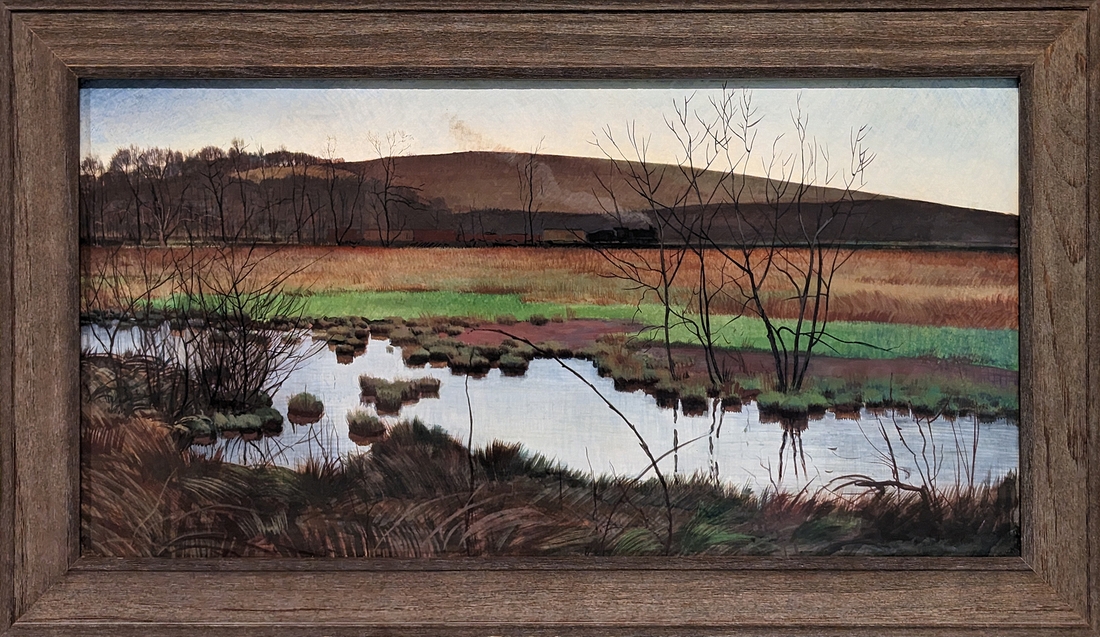 2023-05-11 r538 Four O'Clock Train (egg tempera on masonite, 1940-41), John W McCoy; Delaware Museum of Art.jpg