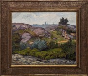 2023-05-11 r560 Path through Rocks and Bushes (oil on canvas, 1914), Joan Sloan; Delaware Museum of Art.jpg