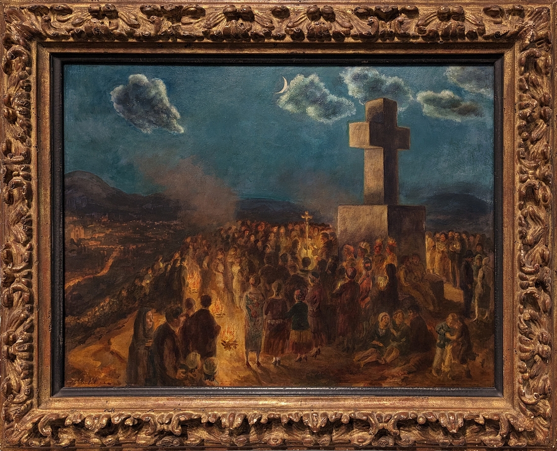 2023-05-11 r564 Procession to the Cross of the Martyrs (1930), Joan Sloan; Delaware Museum of Art.jpg