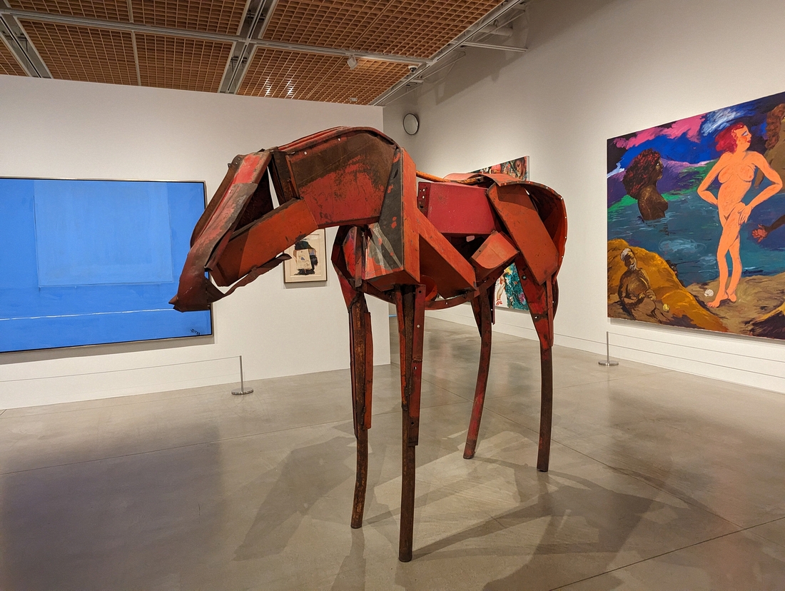 2023-05-11 s353 Riot (steel, ~1990), Deborah Butterfield; Delaware Museum of Art.jpg