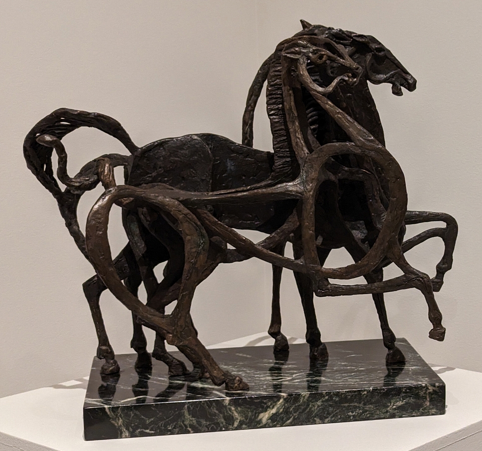 2023-05-11 s530 Three Horses (bronze, ~1957), John Rhoden; Delaware Museum of Art.jpg