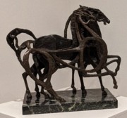 2023-05-11 s530 Three Horses (bronze, ~1957), John Rhoden; Delaware Museum of Art.jpg
