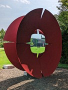 2023-05-11 s620 Orifice II (painted steel, 1983), Joe Moss; Delaware Museum of Art.jpg