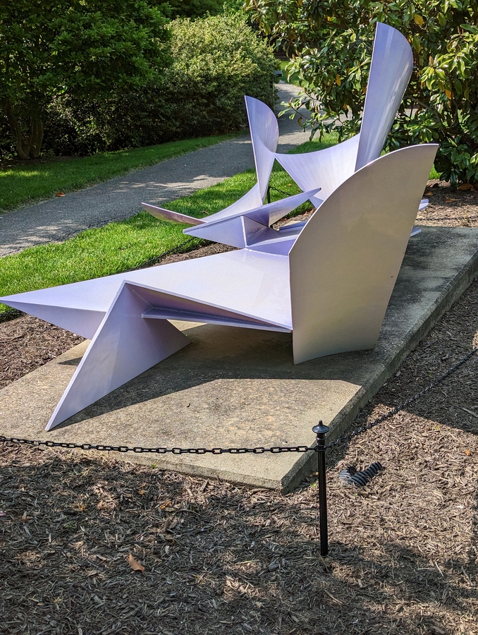 2023-05-11 s628 Wild Iris (painted steel, 1974), Isaac Witkin; Delaware Museum of Art.jpg